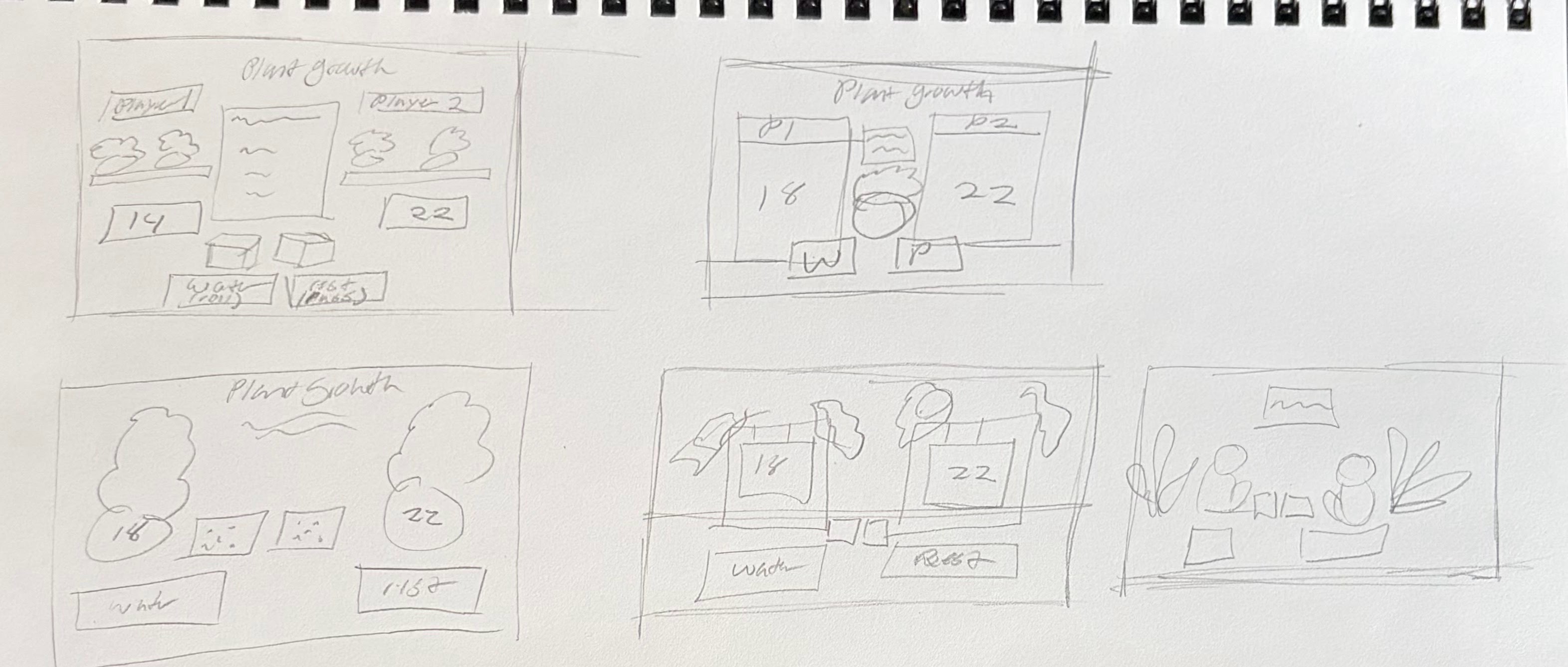 work in progress sketches